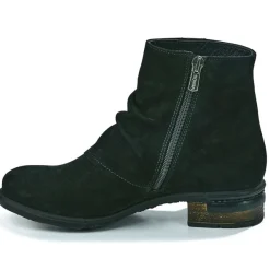 Chaussures Confort|VENUS Bottines Plates Femme Noir