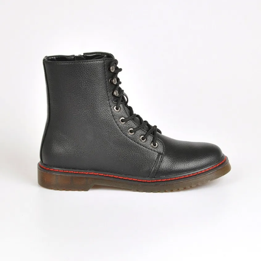 Boots, Bottines|VICE VERSA Bottines Plates Femme Noir