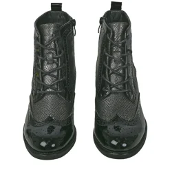 Boots, Bottines|VICE VERSA Bottines Plates Femme Noir