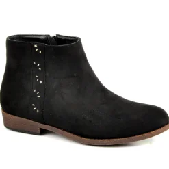 Boots, Bottines|VICE VERSA Bottines Plates Femme Noir