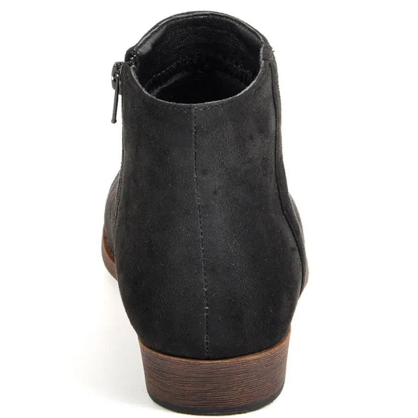 Boots, Bottines|VICE VERSA Bottines Plates Femme Noir