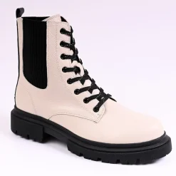 Boots, Bottines|VICE VERSA Bottines Plates Femme Ivoire