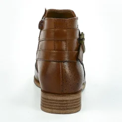 Boots, Bottines|VICE VERSA Bottines Plates Femme Camel