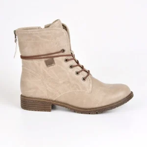 Boots, Bottines|VICE VERSA Bottines Plates Femme Beige
