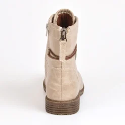 Boots, Bottines|VICE VERSA Bottines Plates Femme Beige