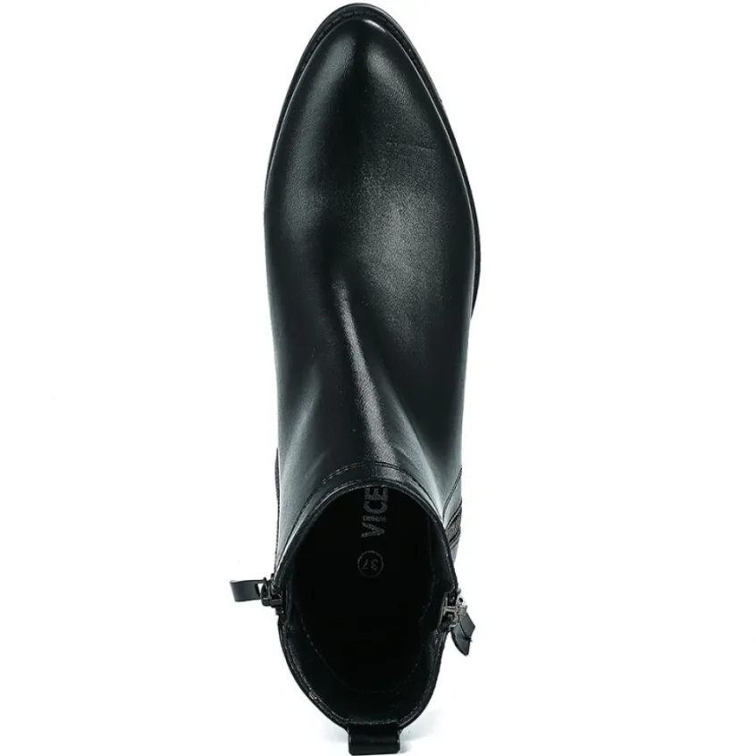 Boots, Bottines|VICE VERSA Bottines Plates Femme Noir