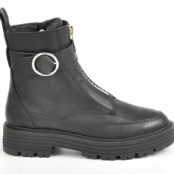 Boots, Bottines|VICE VERSA Bottines Plates Femme Noir