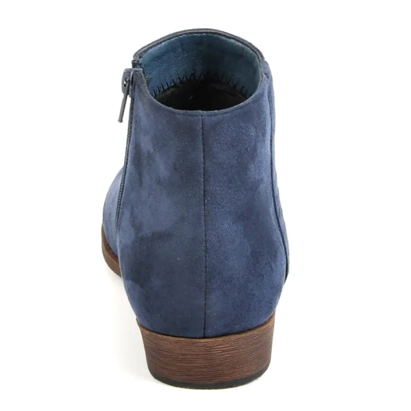 Boots, Bottines|VICE VERSA Bottines Plates Femme Bleu Marine