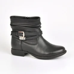 Boots, Bottines|VICE VERSA Bottines Plates Noir