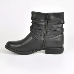 Boots, Bottines|VICE VERSA Bottines Plates Noir