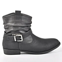 Boots, Bottines|VICE VERSA Bottines Plates Noir