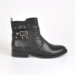 Boots, Bottines|VICE VERSA Bottines Plates Noir