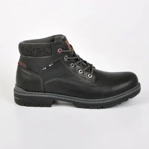 Boots, Bottines|OUTSHOES Bottines Semelles Crantees Noir