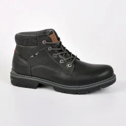 Boots, Bottines|OUTSHOES Bottines Semelles Crantees Noir