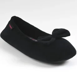 Chaussons|ISOTONER Chaussons Femme Avec Noeuds Noir