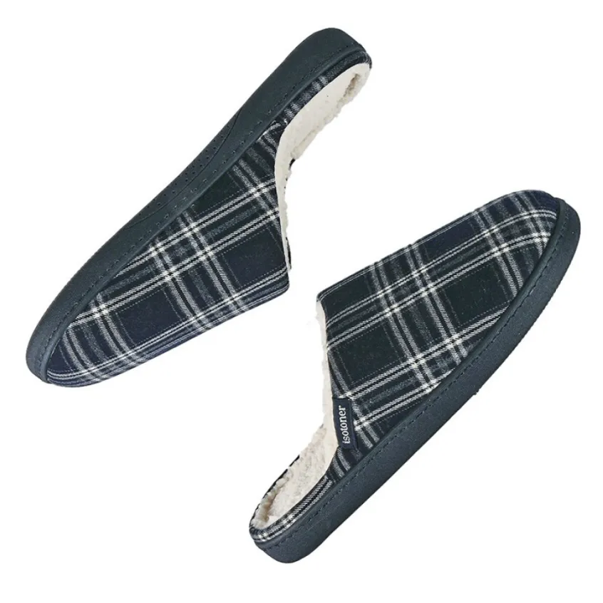 Chaussons|ISOTONER Chaussons Homme Ecossais