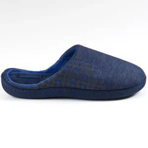 Chaussons|ISOTONER Chaussons Homme Bleu Jean