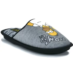 Chaussons|SIMPSONS Chaussons Homme Gris