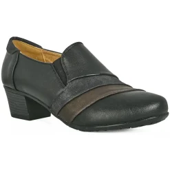 Chaussures Confort|LADY CONFORT Chaussures Confort Femme Noir A Talon