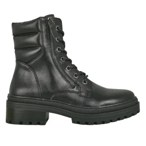 Boots, Bottines|VICE VERSA Combat Boots Femme Noir