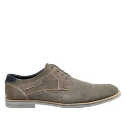 Derbies, Chaussures De Ville|FORTUNATO Derbies Aspect Daim Gris