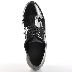 Derbies|ANA LUNA Derbies Avec Franges Vernis Noir