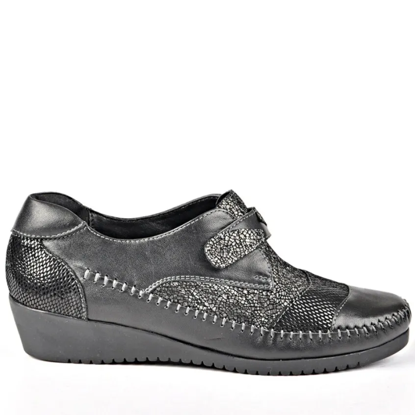 Chaussures Confort|LADY CONFORT Derbies Confort Femme Noir