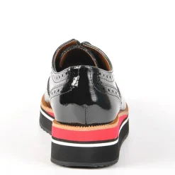 Derbies|ANA LUNA Derbies Femme Avec Bout Fleuri Noir