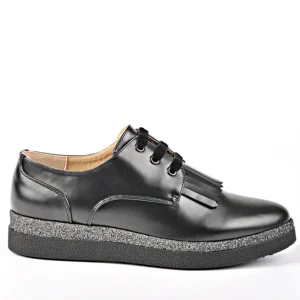 Derbies|ANA LUNA Derbies Femme Avec Franges Noir