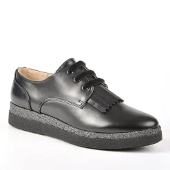 Derbies|ANA LUNA Derbies Femme Avec Franges Noir