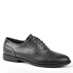 Derbies|ANA LUNA Derbies Femme Avec Petits Clous Noir
