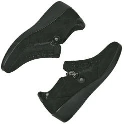 Chaussures Confort|LADY CONFORT Derbies Femme Avec Strass Noir