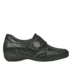 Chaussures Confort|LADY CONFORT Derbies Femme Confort Avec Boutons Fantaisies Noir