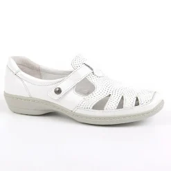 Chaussures Confort|LADY CONFORT Derbies Femme Confort Souples Blanc
