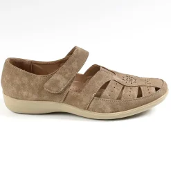 Chaussures Confort|LADY CONFORT Derbies Femme Beige