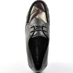 Chaussures Confort|LADY CONFORT Derbies Femme Noir