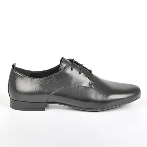 Derbies|TIPO ALTO Derbies Femme Semelles Souples Noir En Cuir