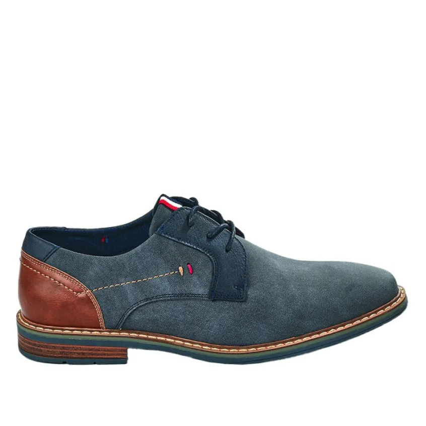 Derbies, Chaussures De Ville|FORTUNATO Derbies Homme Bi-Matieres Bleu Marine