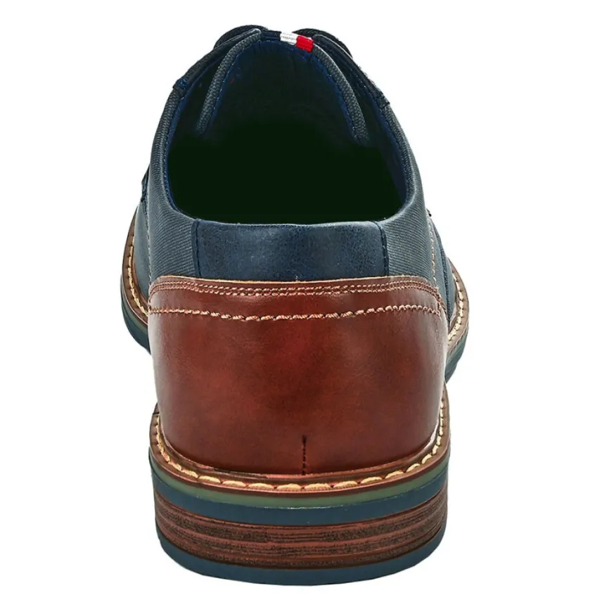 Derbies, Chaussures De Ville|FORTUNATO Derbies Homme Bi-Matieres Bleu Marine