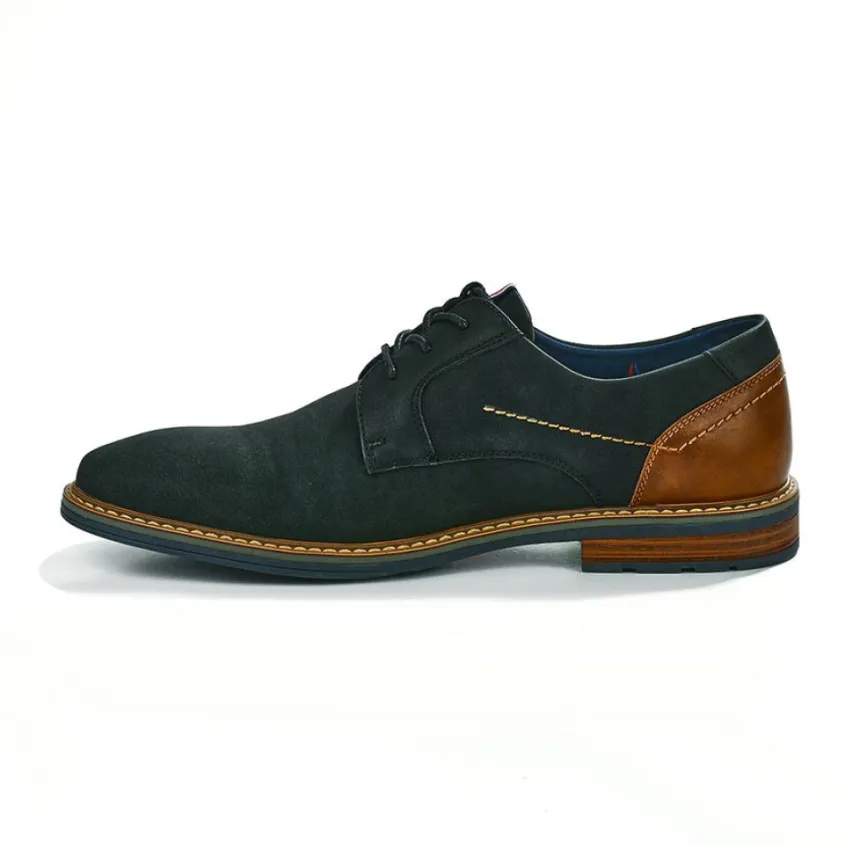 Derbies, Chaussures De Ville|FORTUNATO Derbies Homme Bi-Matieres Noir