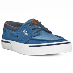 Mocassins, Chaussures Bateaux|LEE COOPER Derbies Homme Bleu Jean