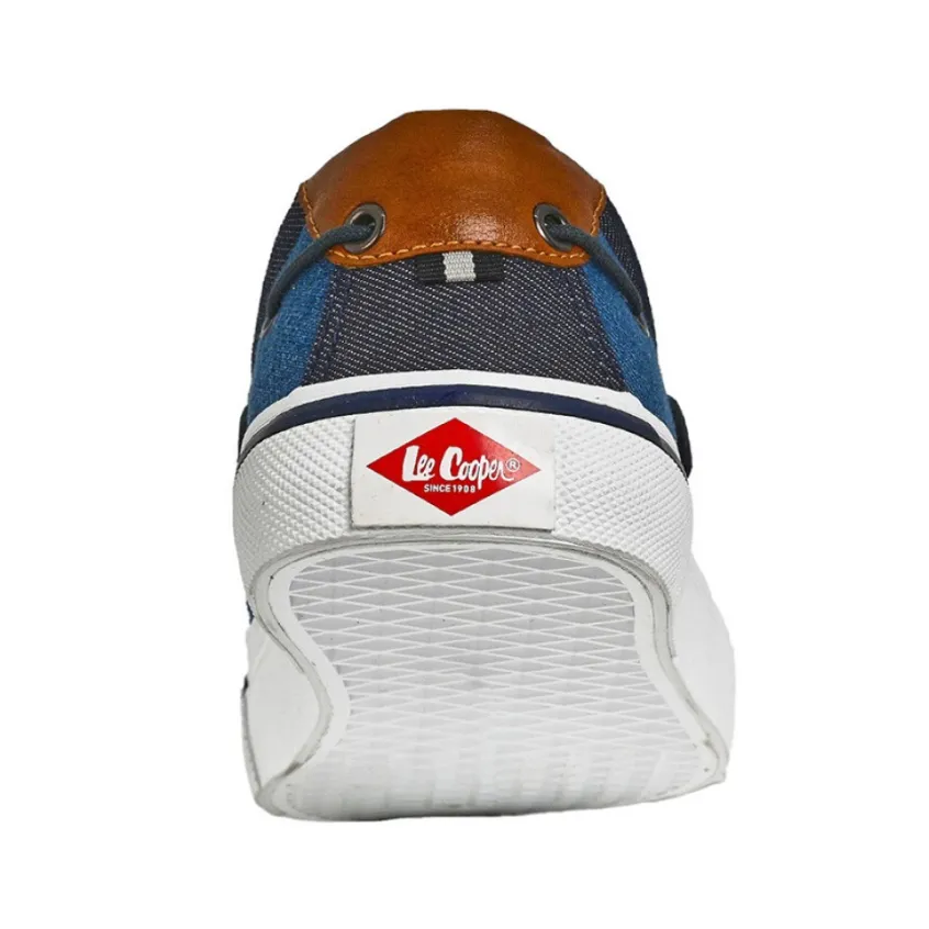 Mocassins, Chaussures Bateaux|LEE COOPER Derbies Homme Bleu Jean