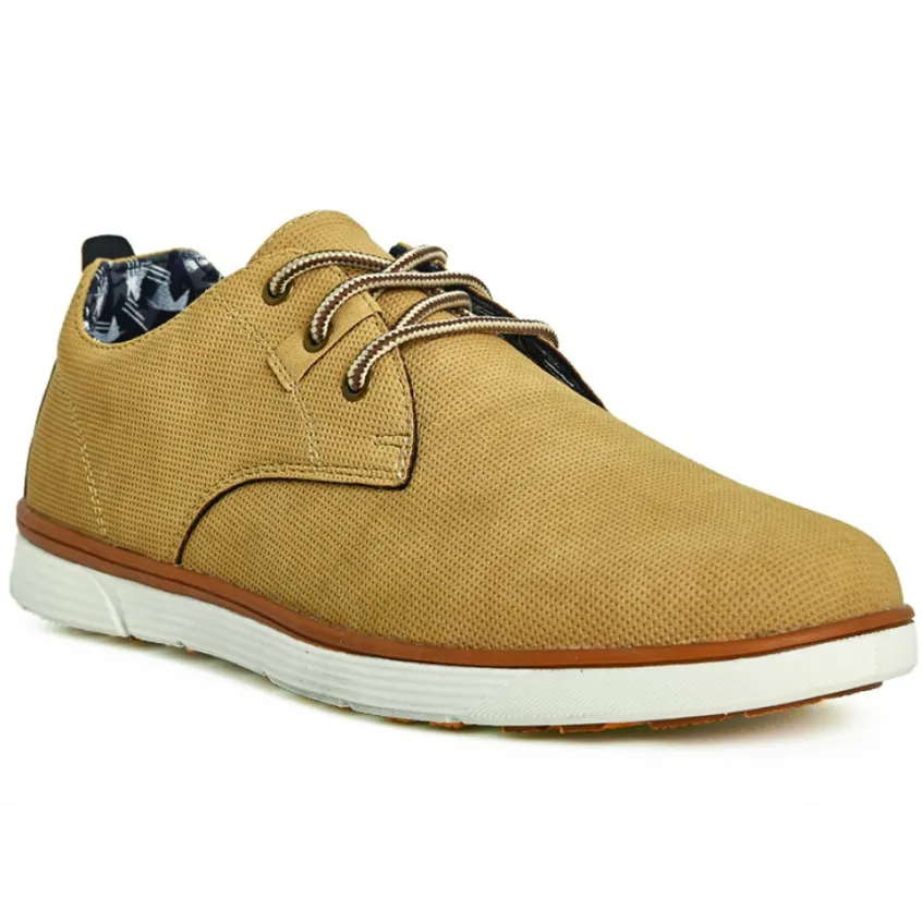 Baskets, Sneakers|STREET LIFE Derbies Homme Beige