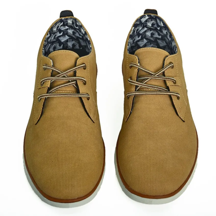 Baskets, Sneakers|STREET LIFE Derbies Homme Beige
