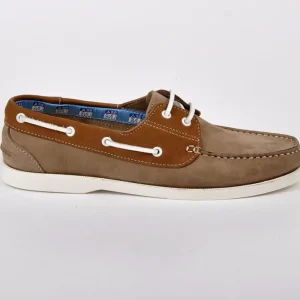 Mocassins, Chaussures Bateaux|SEALINE Derbies Homme Style Bateau Beige En Cuir