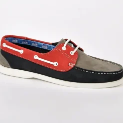 Mocassins, Chaussures Bateaux|SEALINE Derbies Homme Style Bateau Bleu Marine En Cuir