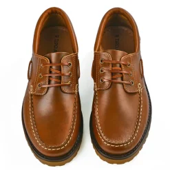 Mocassins, Chaussures Bateaux|TIPO ALTO Derbies Homme Marron