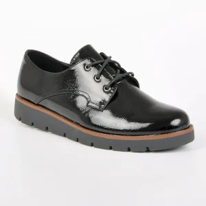 Chaussures Confort|SCALINA Derbies Vernis Noir