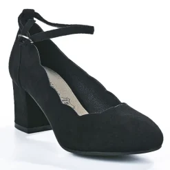 Escarpins|VICE VERSA Escarpins A Brides Cheville Femme Noir Ana Luna