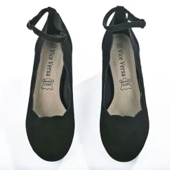 Escarpins|VICE VERSA Escarpins A Brides Cheville Femme Noir Ana Luna